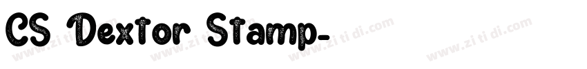 CS Dextor Stamp字体转换 CS Dextor Stamp字体转换